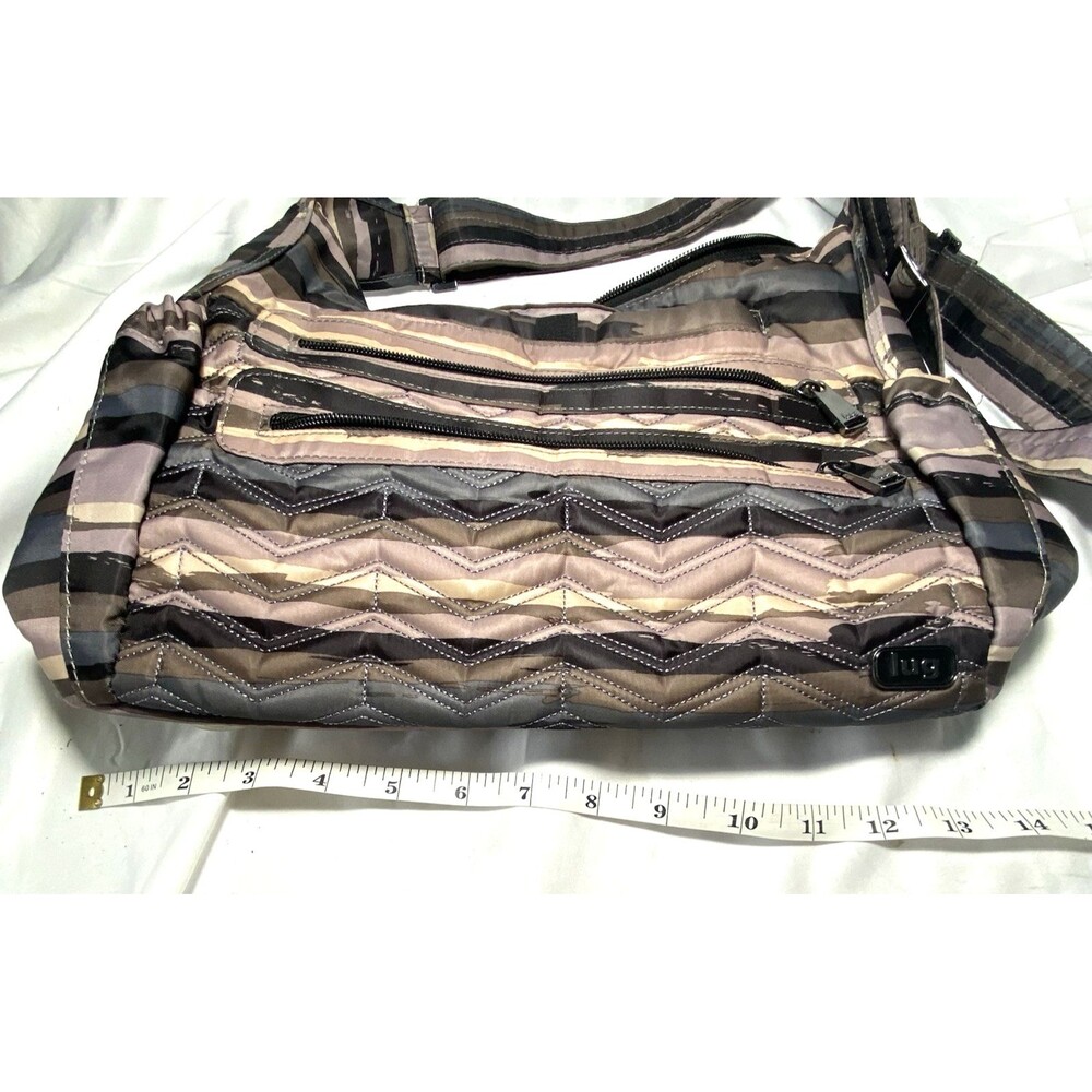 LUG Camper SE Multi Colors Crossbody Bag Pockets LRG 15” X 9.5” - Picture 12 of 12